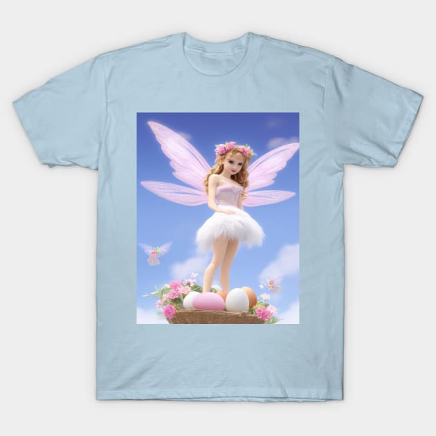 Pixie on Egg Retro Style T-Shirt by Stades